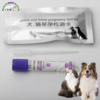 Šunų Nėštumo Testo Juostelė Šunų Kačių Nėštumo Testas Kortelės Šunų ir Kačių Nėštumo Testo Rinkinys Veterinarijos reikmenys