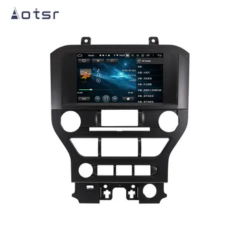 Android 9.0 Automobilių GPS Navigacijos, Multimedijos Auto Radijo Grotuvas už Ford Mustang-2018 stereo Automobilio DVD Grotuvas galvos vienetas diktofonas
