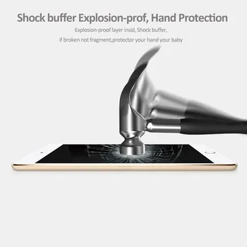 Apple iPad Oro 1 2013 Išleidimo A1474 A1475 A1476 Aukštos Kokybės 9H Grūdintas Stiklas Screen Protector Apsauginės Guard Filmas