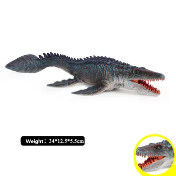 Mosasaurus Modelis Rankų Kolekcijos Žaislas Dinozauras Vaikų Unisex Įspūdį Švietimo Plastiko Apdaila Gyvūnų Skaičius Dovana