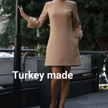 Moterims dėvėti suknelė aukštos kokybės turkijos Padarė Vipart Платье