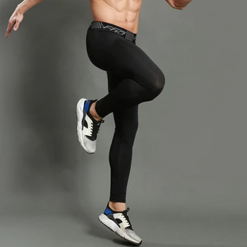 Vyrai Veikia Pėdkelnės, Kelnės 2020 Vyrų Sporto Legging Sportinę Quick Dry Orui Pro Suspaudimo Gimnastikos Fitneso Sporto Kelnės
