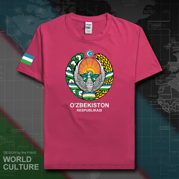 Uzbekistano Uzbekistani t shirt mens 2019 megztiniai tauta komandos marškinėlius viršūnės t-marškiniai, Sporto drabužiai, trišakiai šalies UZB Ozbekiston 20
