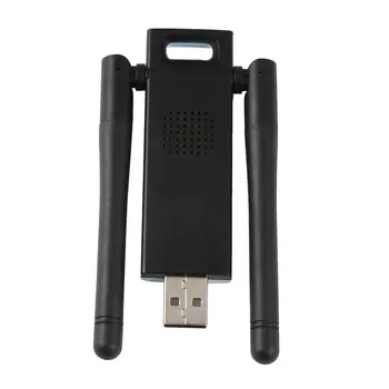 300Mbps USB Bevielio WiFi Kartotuvas 2.4 Ghz usb wifi router Signalas, booster su dviguba Antena 