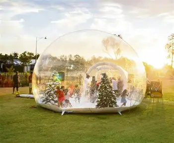 Nemokamas Pristatymas Pripučiamas Burbulas Namas Kaip Milžinišką Sniego Pasaulyje 3M/4M/5M Lauko Burbulas Palapinė Stovyklavimui Kalėdų Burbulas Palapinė Karšto