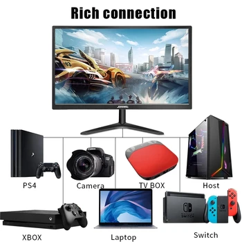 19 colių žaidimų notepad 60 Hz KOMPIUTERIO monitoriaus su HDMI ir VGA sąsaja 5s 250 cd /m2 built-in speaker stebėti PS3 PS5 X-Box