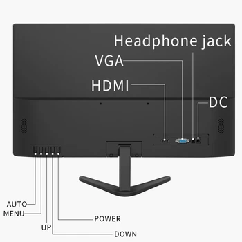 19 colių žaidimų notepad 60 Hz KOMPIUTERIO monitoriaus su HDMI ir VGA sąsaja 5s 250 cd /m2 built-in speaker stebėti PS3 PS5 X-Box