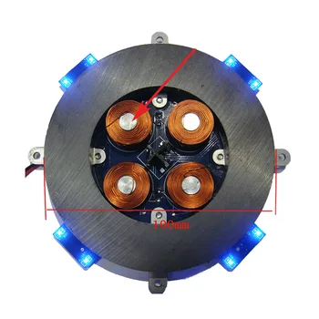 Naujas Atnaujinti Magnetic Levitation Modulis su Magnetine Pakaba, Core su LED Lempa, Analoginių Grandynų Protingas AC12V 2A