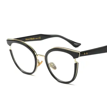 MINCL/2019 Karšto moterys, skaitymo akiniai retro didelis rėmas katė moterų mados optinių akinių rėmelis, aukštos kokybės akiniai skaitymui NX