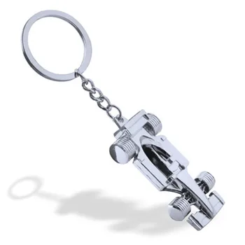 Europos ir Amerikos madinga metalo modeliavimas F1 lenktynių stiliaus keychain Padengti mados key chain kūrybos mini dovanų
