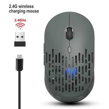 T38 šviesos bičių skylę bevielė pelė bevielė išjungti 1600dpi, Built-in baterijos wireless mini mouse tinka PC nešiojamas kompiuteris