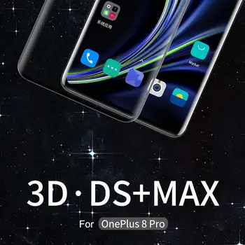 Oneplus 8 Pro Grūdintas Stiklas Nillkin 3D DS+MAX Visišką 9D Krašto Oneplus8 beskeveldris Stiklas Ekrano apsaugos Vienas Plius 8 Pro