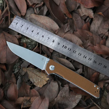 Kizer medžioklės peilis ruda G10 rankena domin essencial edc įrankiai