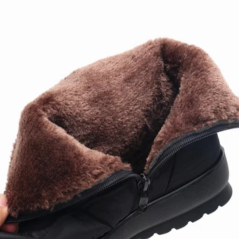MVVJKE Moterys sniego batai žiemą, prekės ženklo batai neperšlampami antislip šviesos patogiai šiltas motina medvilnės batai plius dydis cottonE1873