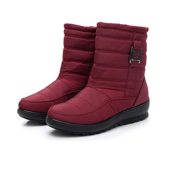 MVVJKE Moterys sniego batai žiemą, prekės ženklo batai neperšlampami antislip šviesos patogiai šiltas motina medvilnės batai plius dydis cottonE1873