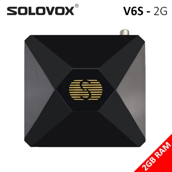 SOLOVOX V6S 5vnt mini HD DVB S2 Palydovinis TV Imtuvas Paramos M3U USB WiFi 3G 4G PowerVU Biss Raktas Palydovinės Langelį