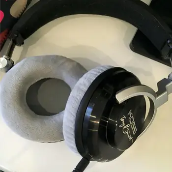 EarTlogis Aksomo Pakeitimo Ausų Pagalvėlės Koss Per Ausį, Pro DJ100 DJ200 laisvų Rankų įrangos Dalys Earmuff Padengti Pagalvėlės Puodeliai pagalvė
