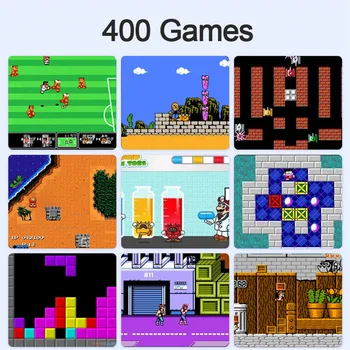 Duomenų Varlė 8 bitų 3,0 Colių Retro Vaizdo Žaidimų Konsolės Parama 2 Žaidėjai Mini Nešiojamą Grotuvą įmontuotas 400 Žaidimų Nešiojamą Konsolę