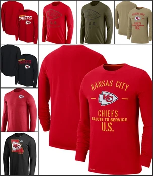 Kansas City Men Apvalios Kaklo Marškinėliai Vadovų Pasveikinti Paslaugų Nuošalė Legenda Veiklos Long Sleeve T-Shirt Alyvuogių