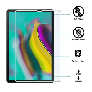 Samsung Galaxy Tab 10.1 (2019 m.) ir Įbrėžimams atspari Grūdintas Stiklas Screen Protector for Samsung Galaxy T510 T515 2019 10.1 Colių