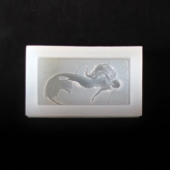 Rankų darbo Muilas Silikono Formos su Undinė Modelis Pelėsių Amatų Dervos Dekoravimo Priemonė