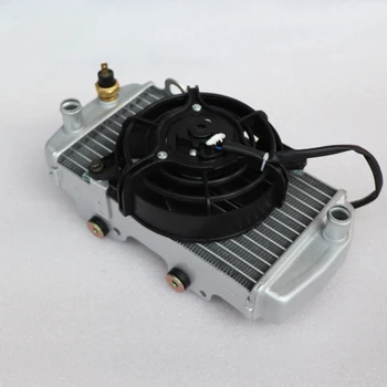 Zongshen 4 vožtuvų NC250 vandeniu aušinamas su ventiliatoriumi reikmenys 250cc variklio radiatoriaus xmotos apollo vandens KAYO GSE