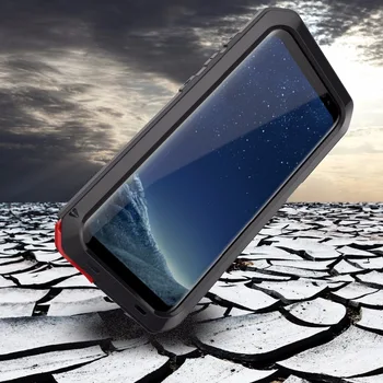 Samsung Galaxy S20 Ultra S10E S8 S9 S10 Plius S7 Krašto Atveju, Aliuminio, Metalo, atsparus smūgiams Doom Dangtelis Pastaba 20 10 9 8 Telefono Apvalkalas