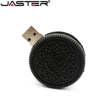 JASTER maisto slapukas pendrive 4GB 8GB 16GB 32GB 64GB Oreo Sausainių Modelis, USB 2.0 flash drive memory stick U disko dovana Nemokamas pristatymas