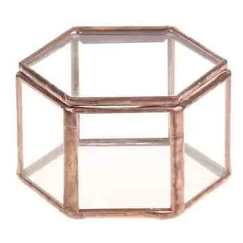 Geometrinis Stikliniai Terariumai, Dėžutė Papuošalų Dėžutė Stiklo Sultingi Augalų Puodą Deco Sesiakampio Formos