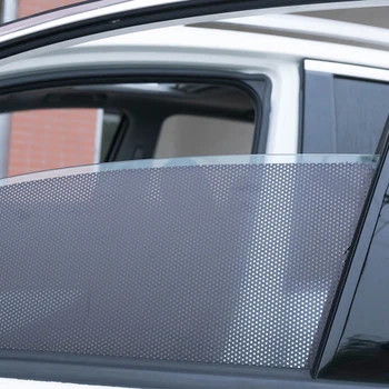 42*38cm Automobilių Stilius 2vnt PVC Automobilių Šoninio Lango skėtį nuo saulės Elektrostatinės Lipdukas apsaugos nuo Saulės Plėvele, aplinkosaugos ¾enklelis Padengti Automobilių Priedai
