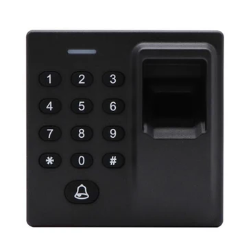 Mini Biometriniai Pirštų Prieigos Kontrolės Autonomišką Durų Valdiklį, Klaviatūrą Pirštais ir RFID Kortelės Durys įėjimo Spyna
