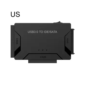 USB3.0 SATA IDE Kietojo Disko Adapteris Keitiklis Lengva ratai line išorės 2.5 / 3.5 colių kietojo disko adapteris, universalus