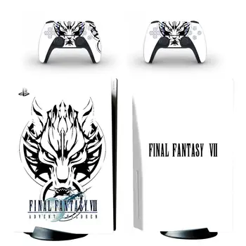 Final Fantasy PS5 Standartinio Disko Leidimas Odos Lipdukas, Decal Padengti 5 PlayStation Konsolės & Valdytojas PS5 Odos, Vinilo Įklijos