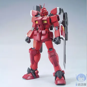 Japaness Originalus Gundam MG 1/100 Modelis Nuostabi Raudona Worrier Mobiliojo Tiktų Vaikams Žaislus, Kurių Turėtojas