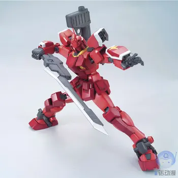Japaness Originalus Gundam MG 1/100 Modelis Nuostabi Raudona Worrier Mobiliojo Tiktų Vaikams Žaislus, Kurių Turėtojas