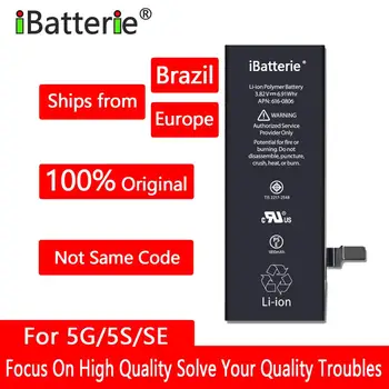 10vnt/daug iBatterie Ličio Baterija Apple iPhone 6S 6 7 X SE Xr Xs Max 6Plus 7Plus Pakeitimo Bateria 