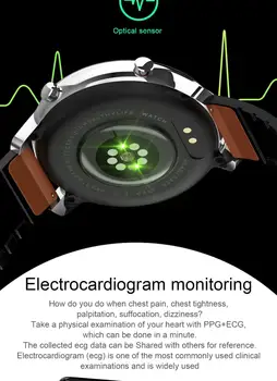 L11 Smart Watch Vyrai Moterys EKG SmartWatch Širdies ritmo Monitorius Visą Raundą Touch Smart Žiūrėti IP68 Fitness Tracker Apyrankę VS DT78