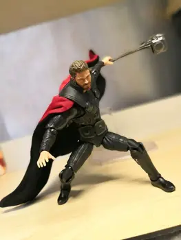 Stebuklas Keršytojas Super Herojus Thor su Stormbreaker Begalybės Karo BJD PVC Veiksmų Skaičius, Kolekcines, Modelis Žaislas