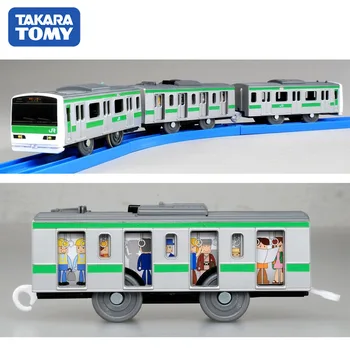 Originali TOMY Originalus Plarail Shinkansen Shinkalion Elektros Stebėti Trijų skyrių Lokomotyvų Serijos greitųjų Geležinkelių Traukinių Žaislas