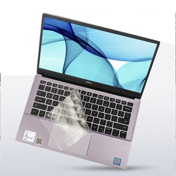 Klaviatūros Padengti Silikono, skirtas Dell Inspiron 7490 5490 5498 5493 14 colių aišku, minkštas kino Ultra Soft-Touch vandeniui atsparus TPU
