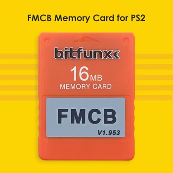Bitfunx 16 MB Atminties Kortelės, Žaidimo Kortelė Playstation 2 