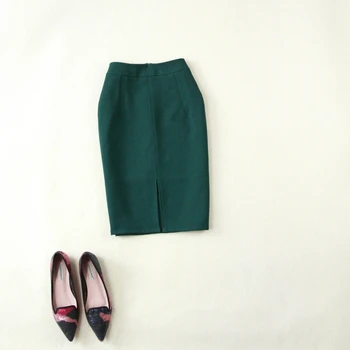 Moterų kostiumai moterų naują stilių vasaros mados atspausdintas šifono plonas mažas shirt marškinėliai +tamsiai žalias maišelis klubo pieštuku sijonas dviejų dalių