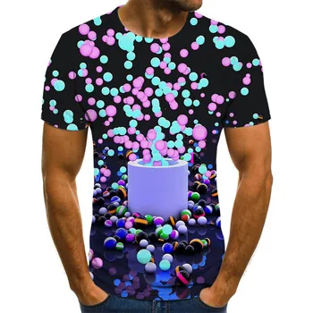 Alaus 3D Print T Shirt atėjo Laikas Laišką Moterys Vyrai Juokinga Naujiena T-shirt alaus butelį dangteliu trumpomis Rankovėmis Viršūnes Unisex Apranga, Drabužiai
