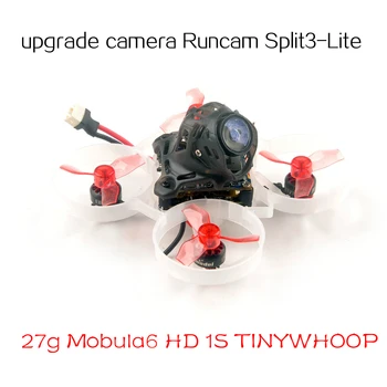 Happymodel Mobula6 HD 1080P Runcam Split3-Lite DVR 65mm Crazybee F4 Lite 1S Rėkauti FPV Lenktynių Drone FRSKY/FLYSKY/TBS BNF