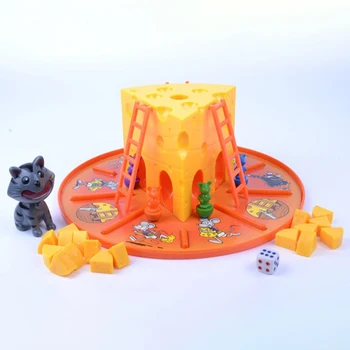 Tėvų-vaikų Bendravimą Katė Pelės Sūrio Pyragas Stalo Žaidimą Vaikams Pažangi Žaislas