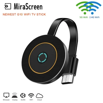 MiraScreen G10 2.4 G&5.8 G WiFi 4K TV Stick anycast Miracast 