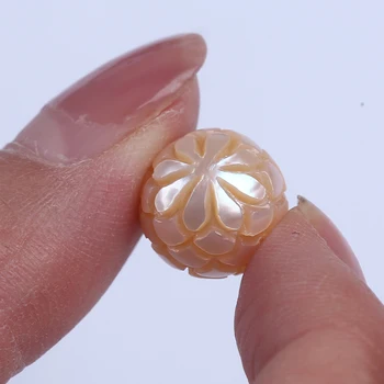 Gamyklos pardavimo 10-11mm gėlo vandens Persikų išdrožti taičio perlai perlas laisvas