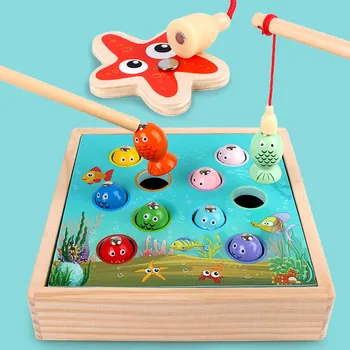 Nauja vaikų ankstyvojo lavinimo žaislai duobute žvejybos daugiafunkcinis vaikų mokymosi žaislai Montessori koncepcija, švietimo žaislai