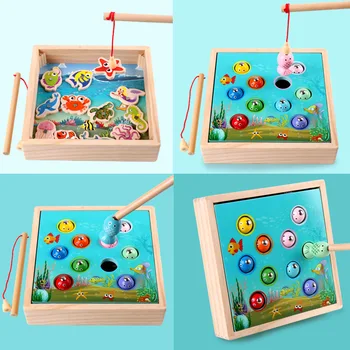 Nauja vaikų ankstyvojo lavinimo žaislai duobute žvejybos daugiafunkcinis vaikų mokymosi žaislai Montessori koncepcija, švietimo žaislai