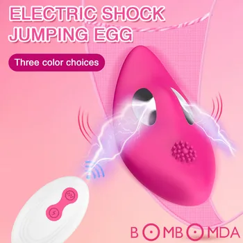 Vibracija Kelnaitės Sekso Žaislų Pora elektrinės sienų Šoko Vibruojantis Kiaušinis Masturbator G-Spot Klitorio Stimuliatorius Suaugusiųjų Sekso Žaislas, skirtas Moters